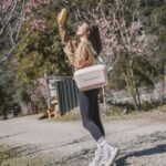 Polarbox® Pop Cooler box - Nude with Cyan Leather Strap - 12L - Image 6