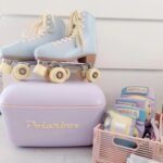 Polarbox® Pop Cooler box - Lilac with Yellow Leather Strap - 12L - Image 6