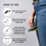 ⁦كومبو بي سيف للنساء | مجموعة من 3 عبوات بخاخ معقم كرسي الحمام (75 مل) مع 2 عبوة قمع التبول النسائي (6 قمع)⁩ - الصورة ⁦8⁩