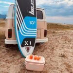 Polarbox® Pop Cooler box - Nude with Cyan Leather Strap - 12L - Image 8