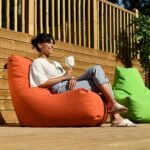 Mighty Bean Bag Outdoor - Aqua - Image 4