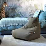 ⁦كرسي بين باج للاطفال تيدي - بني مِنك⁩ - الصورة ⁦3⁩