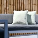 ⁦مخدة كنب باستيل فاخر - رمادي أزرق⁩ - الصورة ⁦2⁩