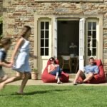 Mighty Bean Bag Quilted - Berry - Image 2