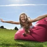 Mini Bean Bag Outdoor - Royal - Image 3