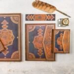 ⁦دفتر وسط Safavid Indigo " مخطط "⁩ - الصورة ⁦9⁩