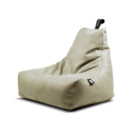 كرسي بين باج كبير جلد فاخر -  لون اللاتيه