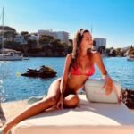 Polarbox® Pop Cooler box - Sky Blue with Baby Rose Leather Strap - 12L - Image 8