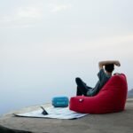 Mighty Bean Bag Quilted - Berry - Image 7