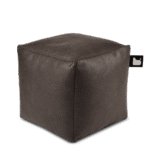 مسند قدم بوف بي بوكس جلد فاخر - بني محروق