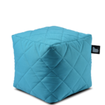 مسند قدم بوف مبطن - أزرق فاتح