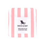 ⁦شنطة بحر - وردي مخطط⁩ - الصورة ⁦9⁩