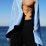 QUICK DRY TOWELS - LAGOON BLUE - LARGE - Image 8