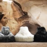 ⁦كرسي بين باج كبير فرو - أبيض⁩ - الصورة ⁦6⁩