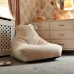 ⁦كرسي بين باج للاطفال تيدي - أبيض عاجي⁩ - الصورة ⁦2⁩