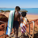 ⁦منشفة بحر سريعة الجفاف - إندلس ريفر - مقاس كبير⁩ - الصورة ⁦3⁩