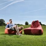 Mighty Bean Bag Quilted - Berry - Image 5