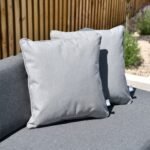 ⁦مخدة كنب باستيل فاخر - رمادي أزرق⁩ - الصورة ⁦4⁩